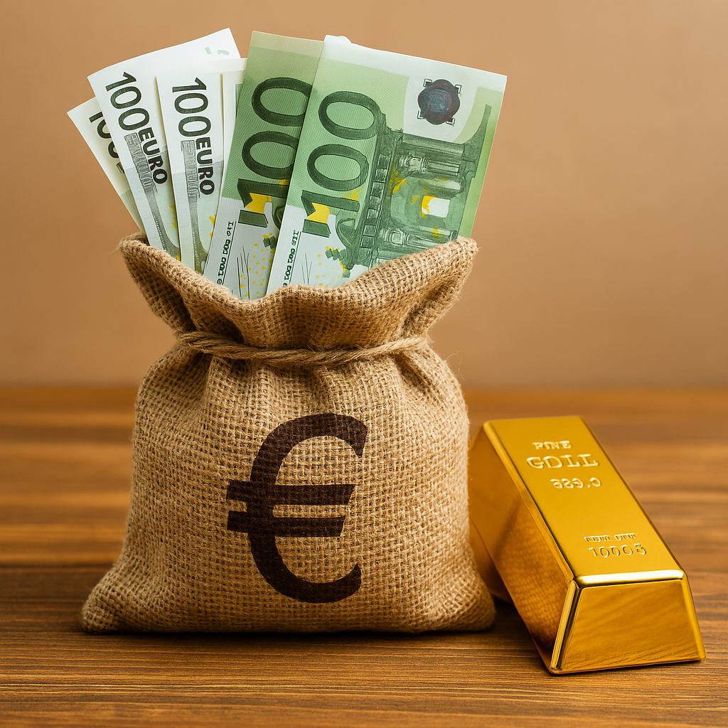 Borsa piena di euro: come proteggere i risparmi nel 2025